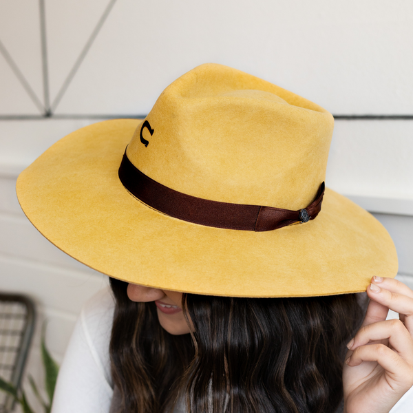 Charlie 1 Horse | Highway Wool Felt Hat in Dijon