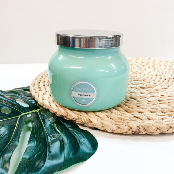 Capri Blue | 19 oz. Signature Jar Candle in Aqua Blue | Volcano