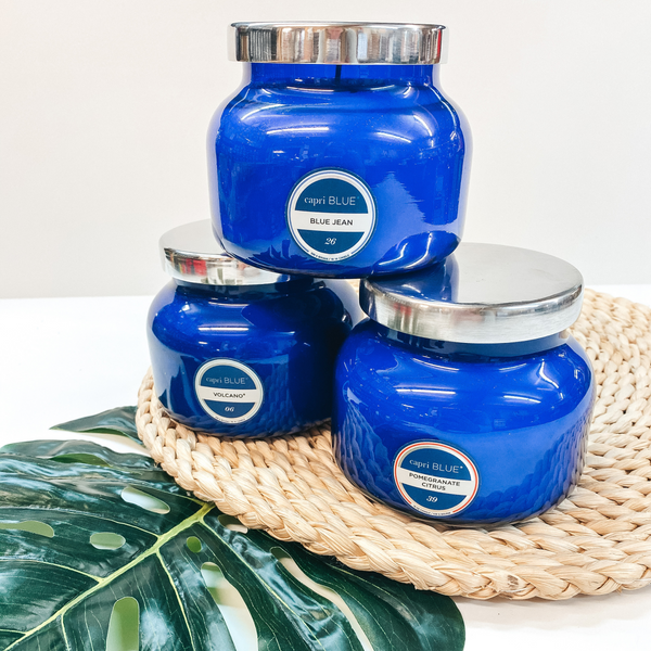 Capri Blue | 19 oz. Signature Jar Candle in Signature Blue | Various Scents