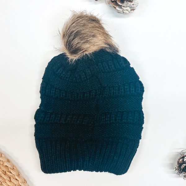 Beanie with Removable Pom