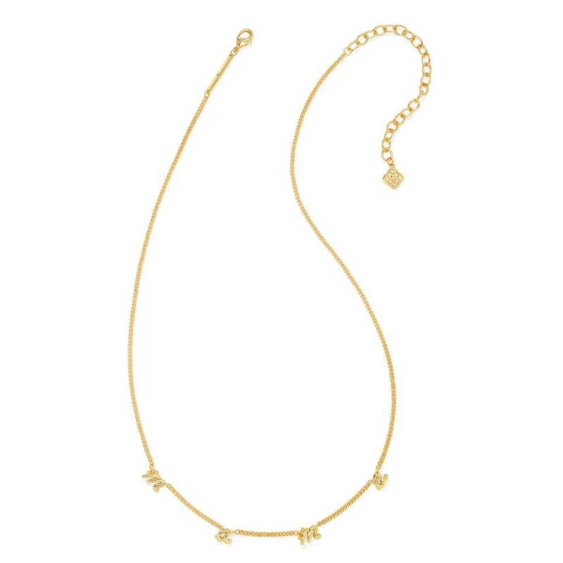 Kendra Scott | Mama Script Strand Necklace in Gold