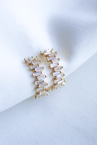 Kinsey Designs | Ettie Hoop Earrings with CZ Crystals