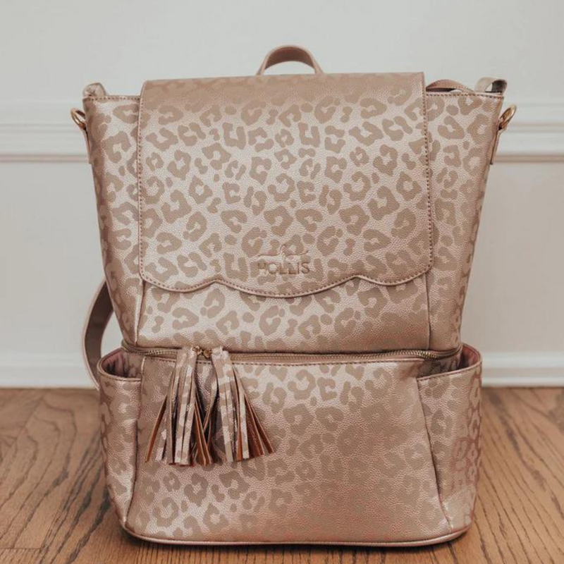 Hollis | Diaper Bag in Leopard