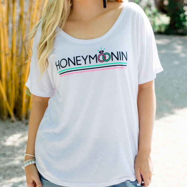 Honeymoonin' Short Sleeve Dolman Shirt