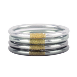 BuDhaGirl | Set of Four | All Weather Bangles in Moon