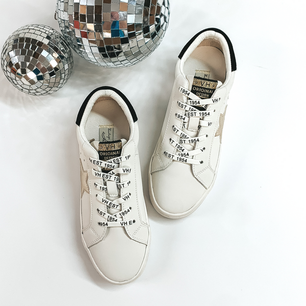 Vintage Havana | Epic Sneakers in White and Gold