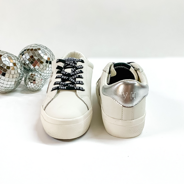 Vintage Havana | Liz Sneakers with Glitter Star in White