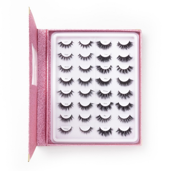 Reign Lashes | 16 Pair False Eyelash Book