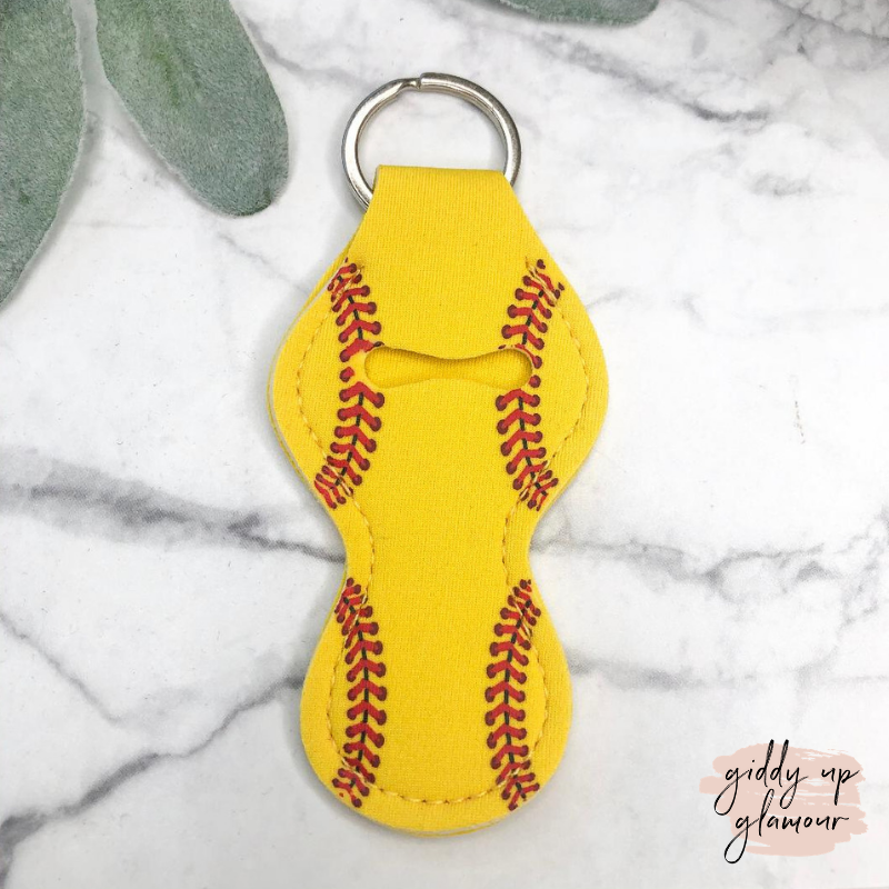 Buy 3 for $10 | Sports Lip Balm Holder in Softball Print