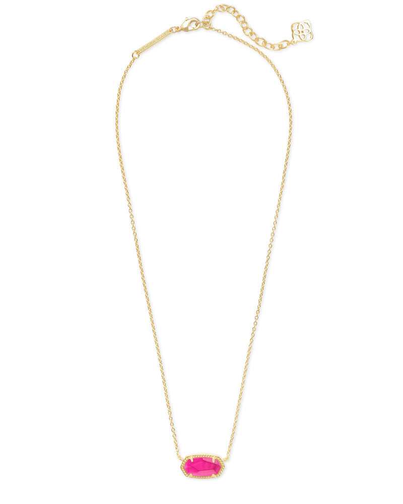 Kendra Scott | Elisa Gold Pendant Necklace in Azalea Illusion