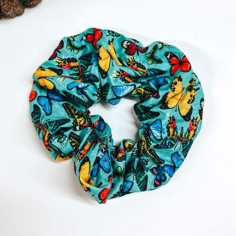 Buy 3 for $10 | Butterfly Print Scrunchies in Assorted Colors