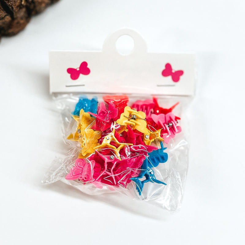 Buy 3 for $10 | Set of 24 |  Small Butterfly Hair Clips
