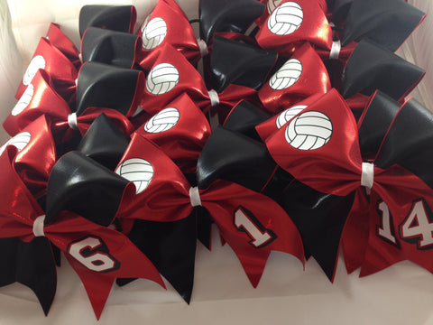 Volleyball team bows