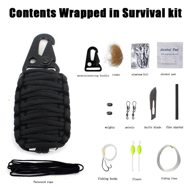 paracord survival kit