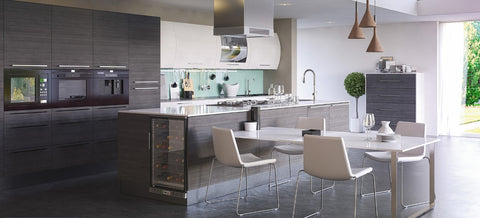 Grey Oak and white contemporary kitchen - Kitchen Design Blog