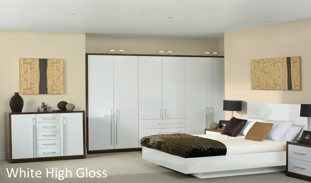 Venice High Gloss Slab Wardrobe Doors Choose From 3 Colours