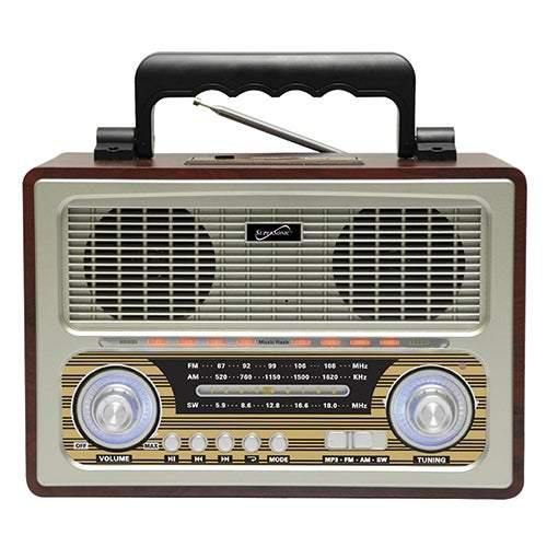 Hoeveelheid geld Oprichter knelpunt Supersonic Vintage Retro 3-Band Bluetooth Radio Speaker | Smart Neighbor