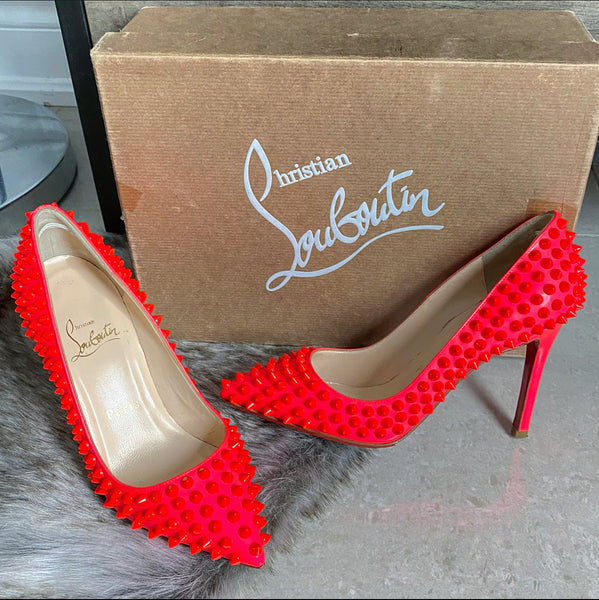 2022超人気 新品♡Christian Louboutin Pigalle PVC Pumps ハイヒール