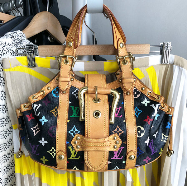 Louis Vuitton Black Multicolor Alma PM Handbag, Luxury, Bags & Wallets on  Carousell