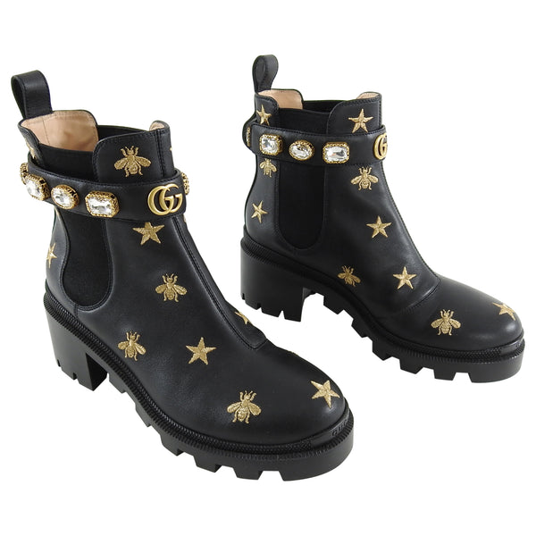 gucci boots with bees