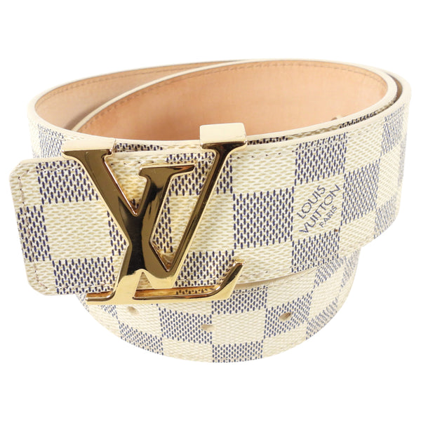 White And Gold Louis Vuitton Belt