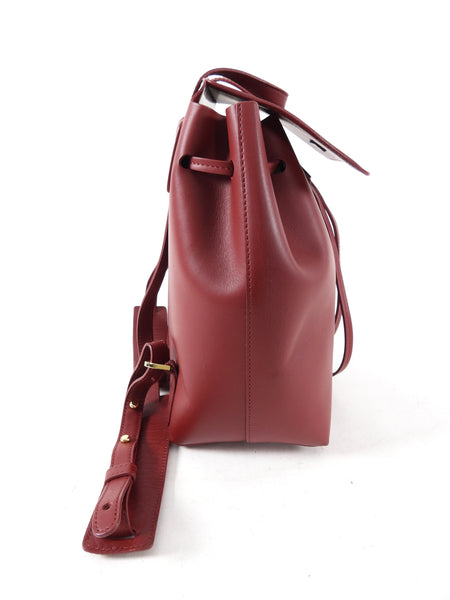 MANSUR GAVRIEL黒✕赤 \nMini Bucket Bag 黒x赤