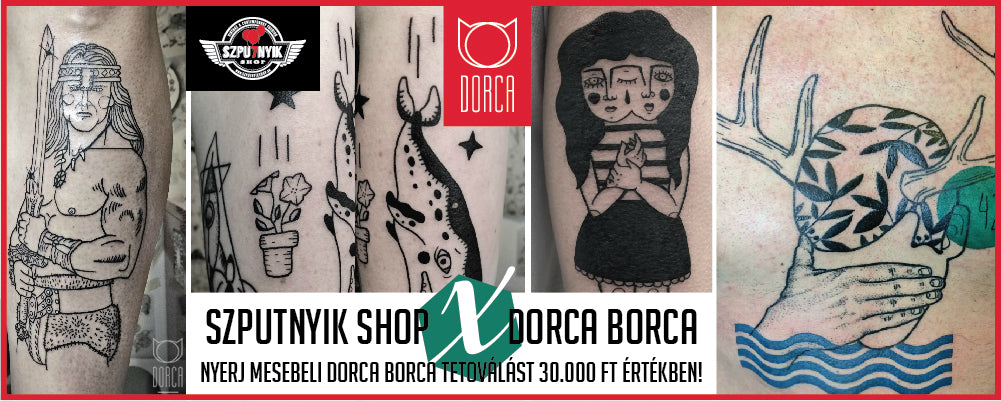 Dorca Borca tetoválás