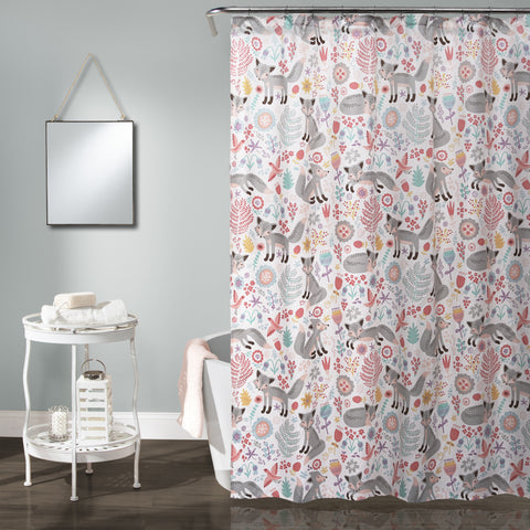 Pixie Fox Shower Curtain by Lush Decor