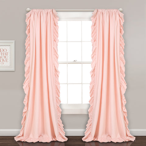 Reyna Window Curtains Pink Blush