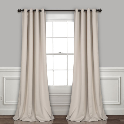 Insulated Grommet Blackout Curtain Panel Set by Lush Decor