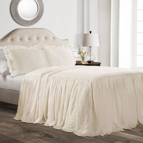 Ruffle Skirt Bedspread Set by Lush Decor