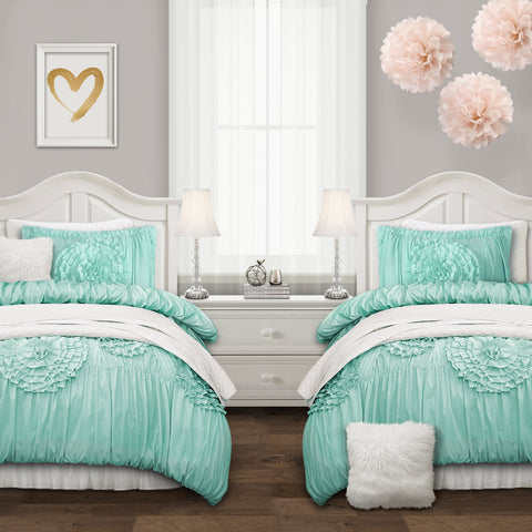 Serena Comforter Set with Ava Diamond Quilt Set