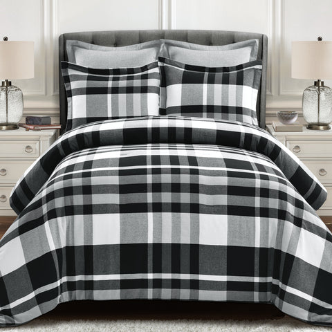 Farmhouse Yarn Dyed Plaid Comforter Set by Lush Decor