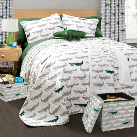 Alligator Collection kids' bedroom set by Lush Decor