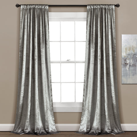 Velvet Dreams Silver Bells Window Curtains by Lush Decor