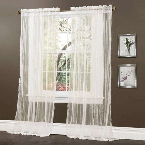 Lola sheer curtains by Lush Decor