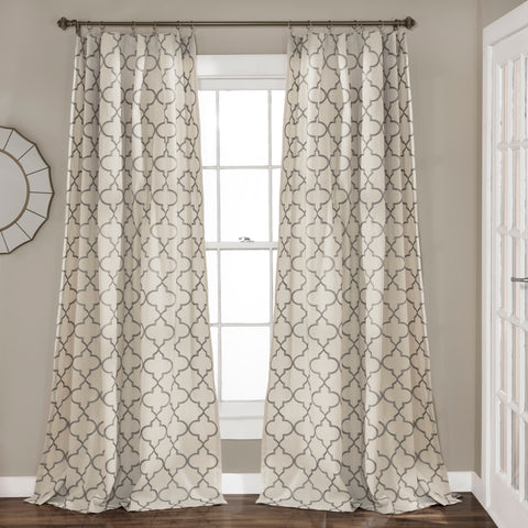 Geo Trellis Window Curtains