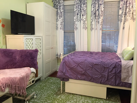 Natalie's Make A Wish bedroom with Tanisha Room Darkening Curtains