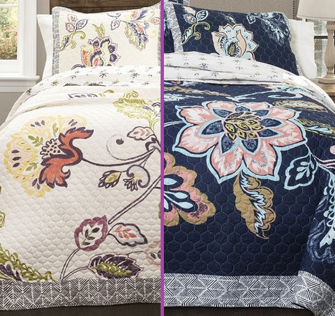 Aster Quilt Sets by Lush Decor
