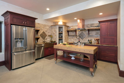 Colorful Kitchen Cabinets