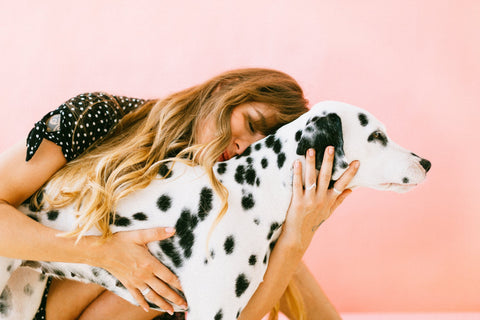 Pet Lover - woman with dalmatian