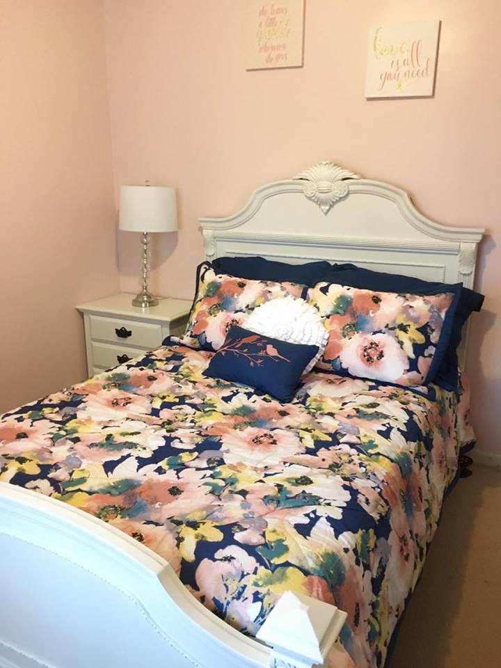 Floral Watercolor Comforter Set by Lush Decor