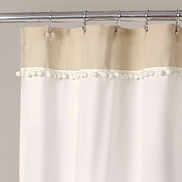 neutral shower curtains