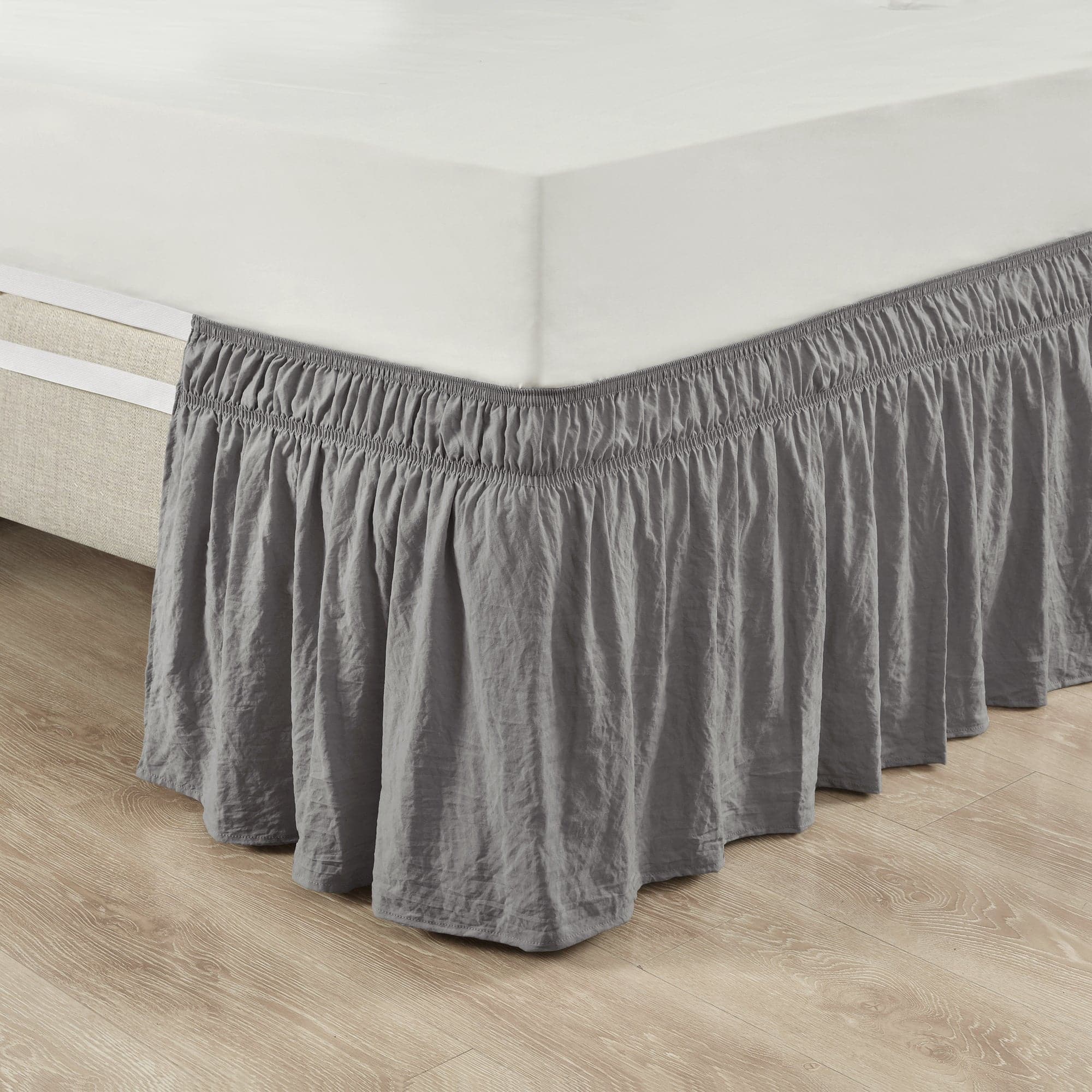 wrap around bed skirt