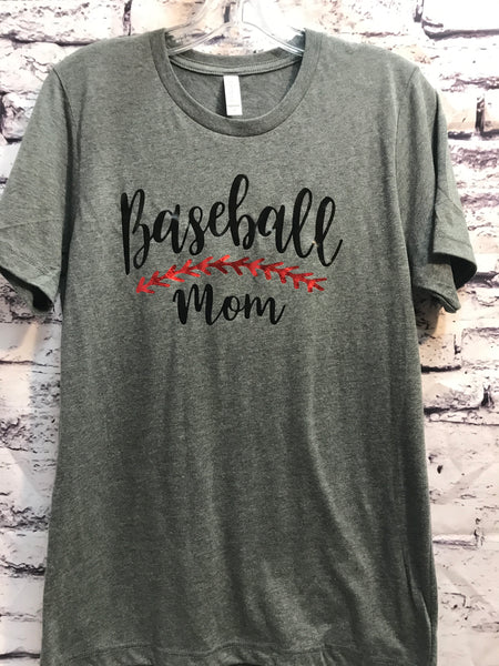 custom baseball shirts for moms