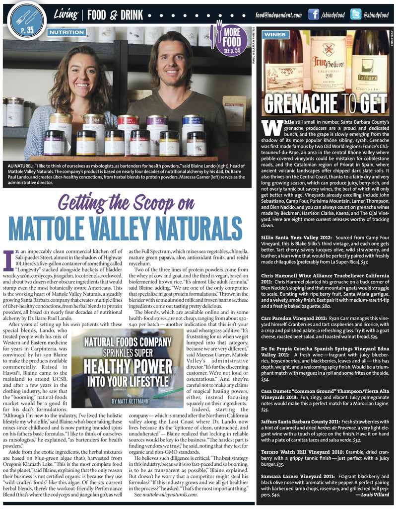 Mattole Valley in the Santa Barbara Independent