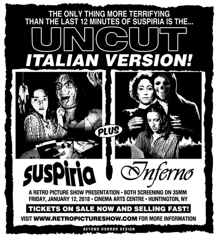 Suspiria & Inferno (35mm Double Feature)