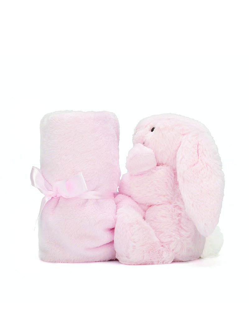 pink jellycat bunny soother