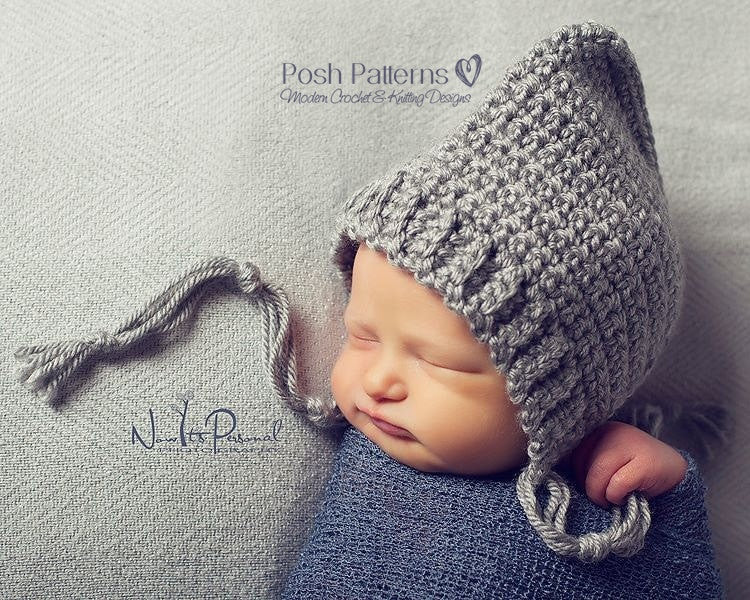 Cute Crochet Newborn Pixie hat