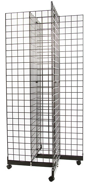 Connectors 36” X 36 White Finish 4-way Grid Tower Includes Grid Panels Base 